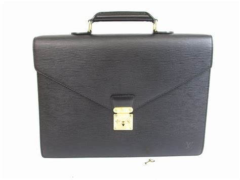 Louis Vuitton epi leather briefcase